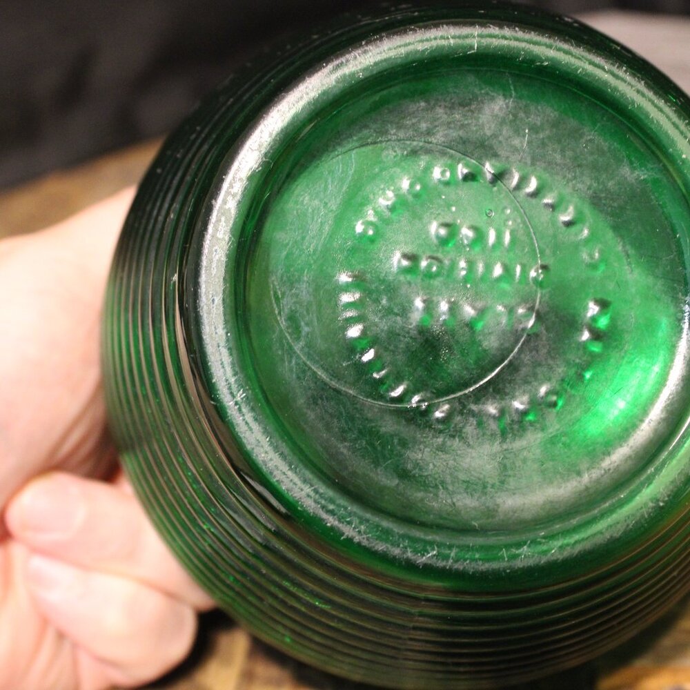 National Potteries - Green pots x3 - Flower Pots - Vintage - Picture 7 of 10